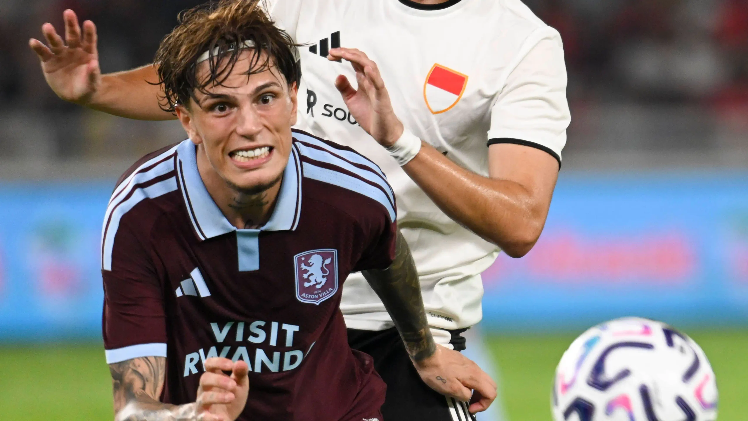 Alejandro Garnacho during his loan spell at Aston Villa